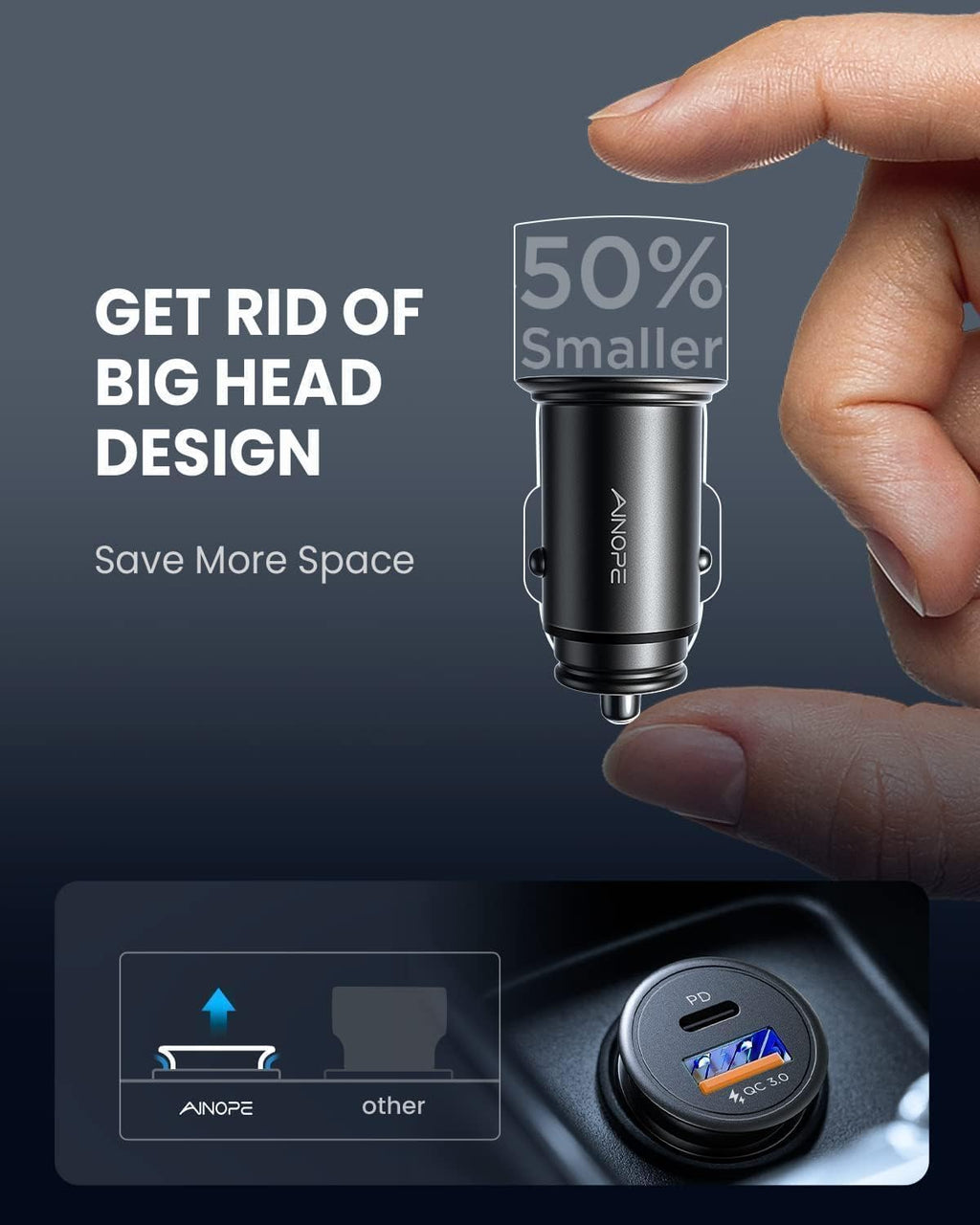 Power Up Your Drive with the 67.5W Super Mini USB C Fast Charging Car Charger - Perfect for iPhone 17 Pro Max and Samsung Galaxy S26!