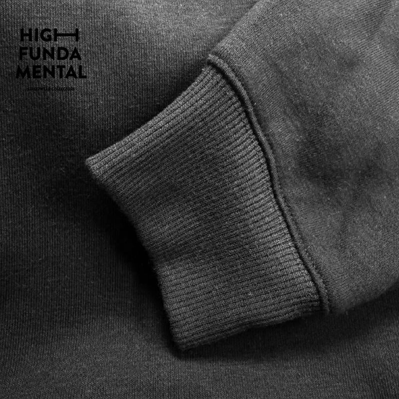 HIGHFUNDAMENTAL Men'S Plain Fleece Pullover Hoodie HFM Casual Hooded Pullover Hoodied Sweatshirt Active Soft Unisex Casual Cotton Polyester (XS to 3XL)