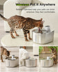 4L Wireless Cat Water Fountain with Auto Sensor - Perfect Pet Water Dispenser for Cats and Dogs