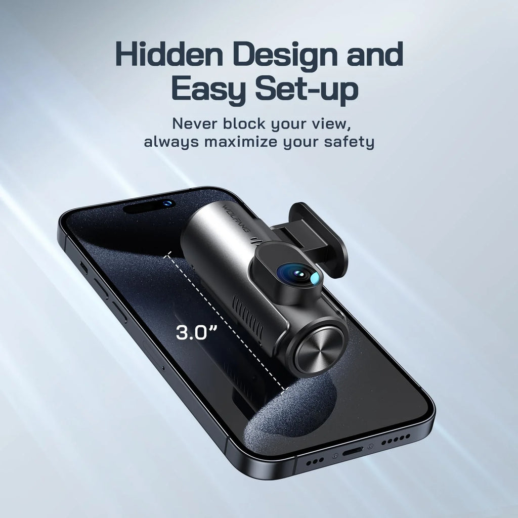 Experience Unmatched Clarity with Our Dual Dash Camera: 4K Front & 1080P Rear, 3" IPS Screen, 170° Wide Angle, Night Vision, G-Sensor & Loop Recording