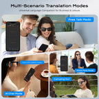Smart Al Camera Glasses, 8MP Hands-Free Video & Photorecording, Real-Time Translation (160+ Languages),Photochromic UV Protection Lenses, Bluetooth Wearable Glasses for Travel & Outdoor