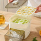Portable 48 Cube Double-Deck Ice Maker - Effortless Freezing for Refreshing Summer Drinks and DIY Frozen Treats!