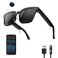 Smart Al Camera Glasses, 8MP Hands-Free Video & Photorecording, Real-Time Translation (160+ Languages),Photochromic UV Protection Lenses, Bluetooth Wearable Glasses for Travel & Outdoor