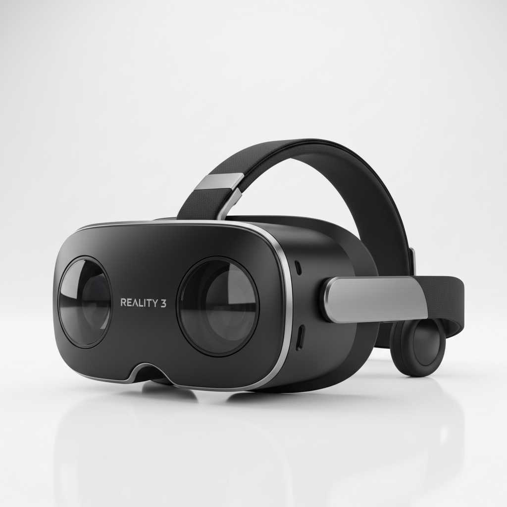 VR Glasses 3D Virtual Reality Headset Devices Helmet Lenses Goggles Smart for Smartphones Phone Cell Mobile Game Viar Viewer Set
