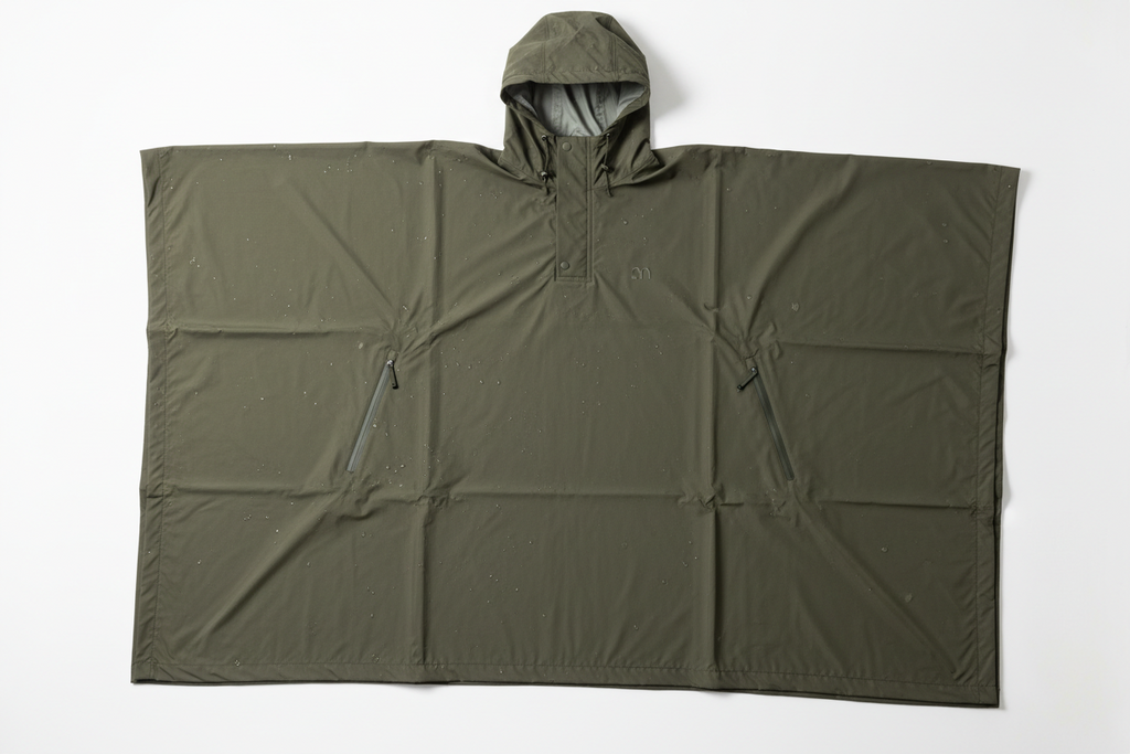 Stay Dry Anywhere: QIANQUHUI Lightweight Waterproof Rain Poncho for Hiking, Camping, and Emergencies